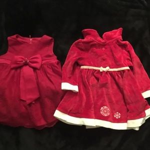 6-9 Month Christmas Dress Bundle